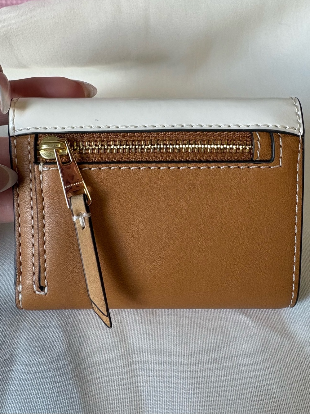 Tory Burch Small Colorblock Envelope Wallet - Picture 2 of 6